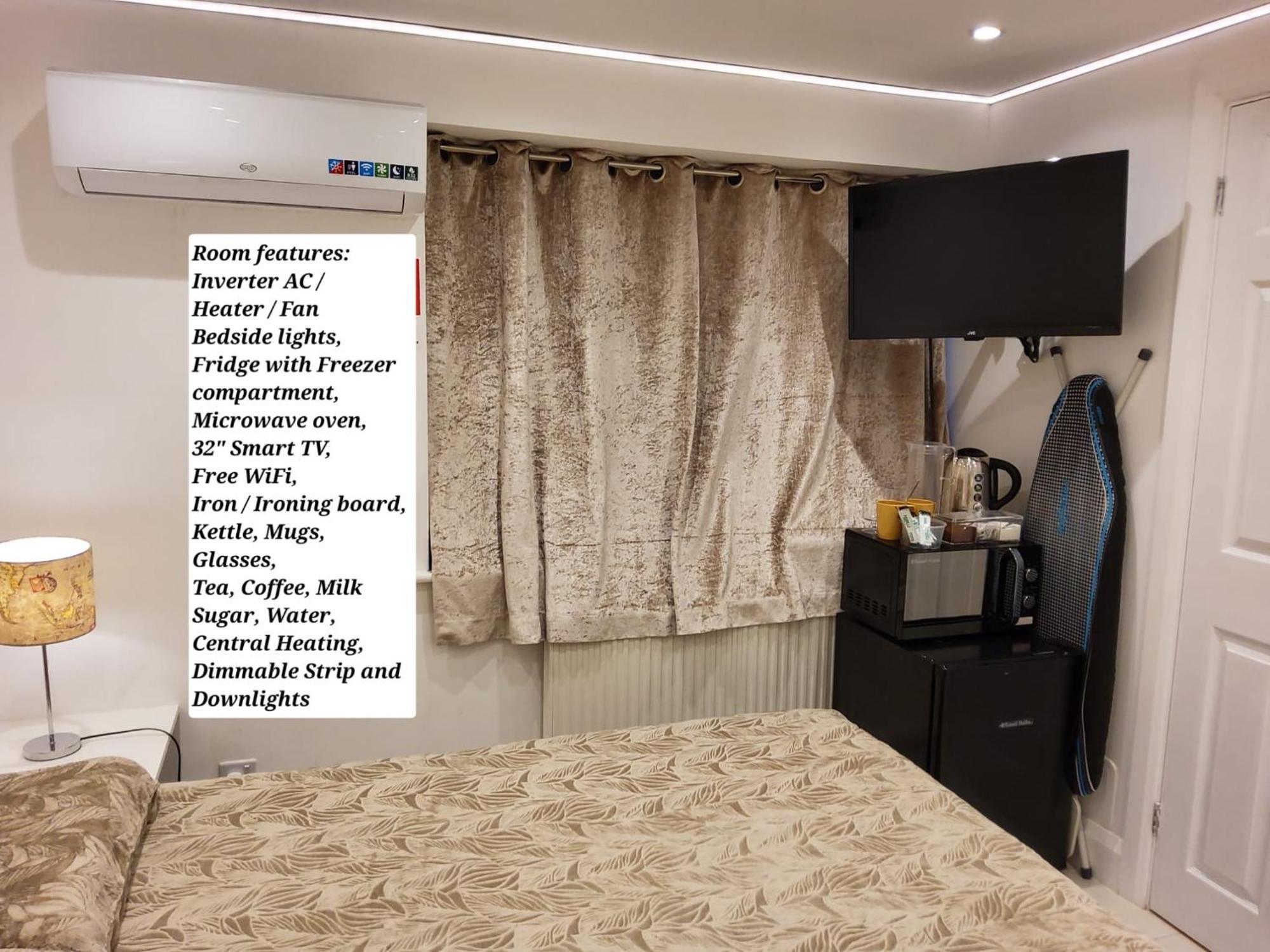 Air Conditioned Modern Double Bed Room With Private Attached Bathroom - Free Parking - Near London Heathrow Airport & Southall Broadway Luaran gambar